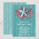 Search for starfish birthday invitations Nautical