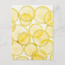 Search for lemon slice postcards Yellow