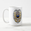 Search for police badge mugs Law enforcement