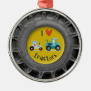 Search for tractor christmas tree decorations Cute