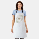 Search for floral monogram aprons Chef