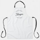 Search for modern retro aprons Typography