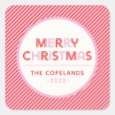 Search for candy cane tag stickers Red