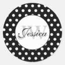 Search for black polka dot pattern stickers Girly