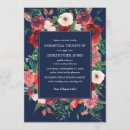 Search for navy and coral wedding invitations Modern