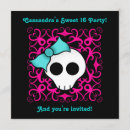 Search for goth sweet 16 invitations Party