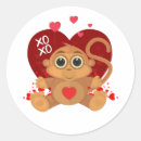 Search for monkey valentine stickers Heart