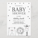 Search for modern safari baby shower invitations Gender neutral