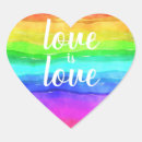 Search for gay pride heart stickers Love is love