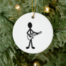 Search for guitarist christmas tree decorations Musical