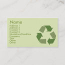 Search for recycling business cards Environmental