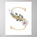 Search for s letter posters Floral