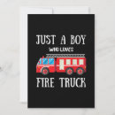 Search for department cards Fire truck
