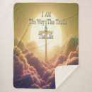 Search for religious cross blankets Jesus