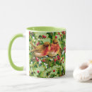 Search for vintage holly mugs Red