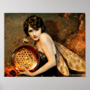 Search for vintage fairy painting posters Gold