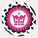 Search for diamond birthday party stickers Pink