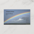 Search for lucky business cards Rainbow