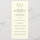 Search for gold wedding programs Vintage