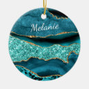 Search for turquoise christmas tree decorations Glitter