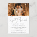 Search for just married wedding invitations We eloped