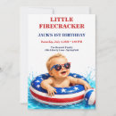 Search for patriotic 1st birthday invitations 4th of july birthday