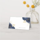 Search for navy and gold place cards Floral