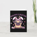 Search for pug easter cards Bunny