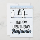 Search for penguin birthday cards Blue