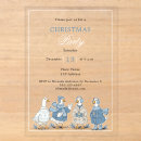 Search for blue christmas invitations Xmas