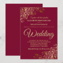 Search for maroon invitations Traditional