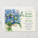 Search for forget me not bridal shower invitations Botanical