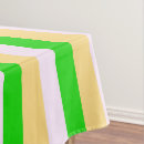 Search for orange and white tablecloths Green