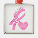 Search for pink ribbon christmas tree decorations Health