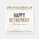 Search for retirement party napkins Retiring