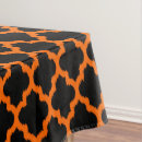 Search for black and orange tablecloths Geometric