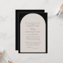 Search for tan and black invitations Modern
