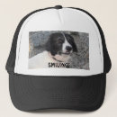 Search for with black border hats Dogs
