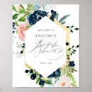 Search for navy blue and rose gold posters Watercolor
