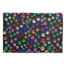 Search for paw print pillowcases Colourful