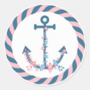 Search for anchor and rope stickers Pink