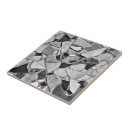 Search for black and white mosaic tiles Modern