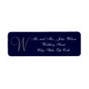 Search for blue and grey return address labels Elegant