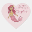 Search for mermaid heart stickers Birthday