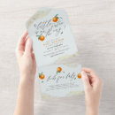 Search for blue and orange baby shower invitations Mother to be