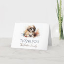 Search for shih tzu cards Watercolor