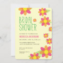 Search for bright bridal shower invitations Trendy
