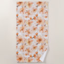 Search for orange beach towels Flowers