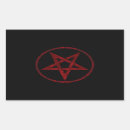Search for red pentagram stickers Black