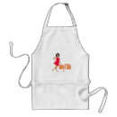 Search for african americans aprons Red